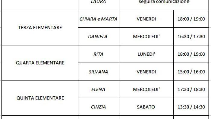 2016-16OrariCatechismo